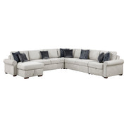 8548GY*6SCACCLA4 5-Piece Sectional with Reversible Chaise, Pull-out Bed, Hidden Storage and Click Motion Back - 8548GY*6SCACCLA4