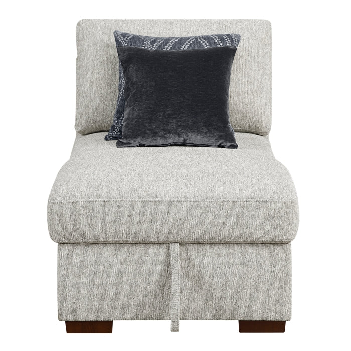 8548GY*6SCACCLA4 5-Piece Sectional with Reversible Chaise, Pull-out Bed, Hidden Storage and Click Motion Back - 8548GY*6SCACCLA4