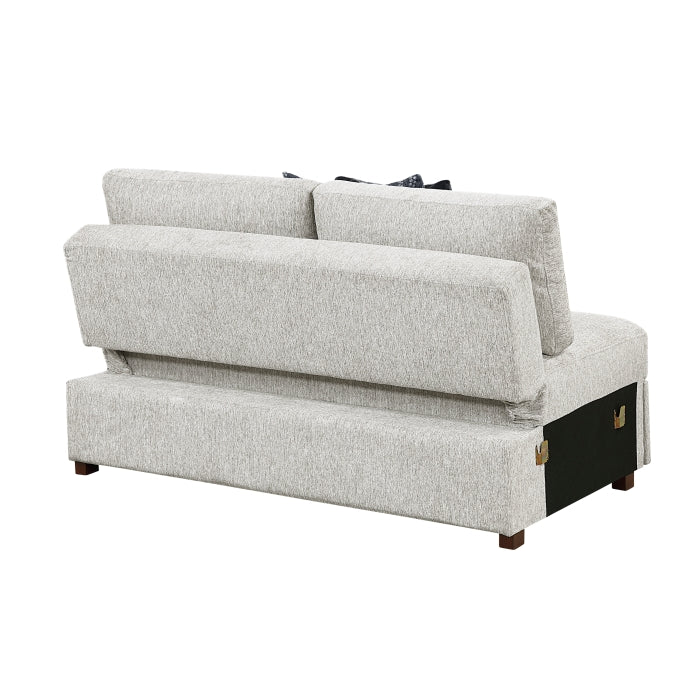 8548GY*6VC2ACR2ACLACA (6)5-Piece Sectional with Reversible Chaise, Pull-out Bed and Hidden Storage - 8548GY*6VC2ACR2ACLACA