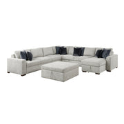 8548GY*7VC2ACR2ACLACAOT 6-Piece Sectional with Reversible Chaise, Pull-out Bed and Ottoman - 8548GY*7VC2ACR2ACLACAOT