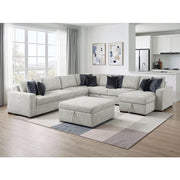 8548GY*7VC2ACR2ACLACAOT 6-Piece Sectional with Reversible Chaise, Pull-out Bed and Ottoman - 8548GY*7VC2ACR2ACLACAOT
