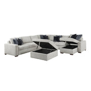 8548GY*7VC2ACR2ACLACAOT 6-Piece Sectional with Reversible Chaise, Pull-out Bed and Ottoman - 8548GY*7VC2ACR2ACLACAOT