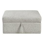 8548GY-OT Storage Ottoman with Casters - 8548GY-OT