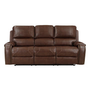 8549BRW*2 2pc Set: Sofa, Love - 8549BRW*2