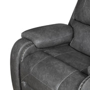 8549GRY-1 Swivel Glider Reclining Chair - 8549GRY-1