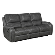 8549GRY*2 2pc Set: Sofa, Love - 8549GRY*2