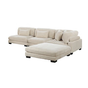 8555BE*2AC1CROT (4)4-Piece Modular Sectional with Ottoman - 8555BE*2AC1CROT