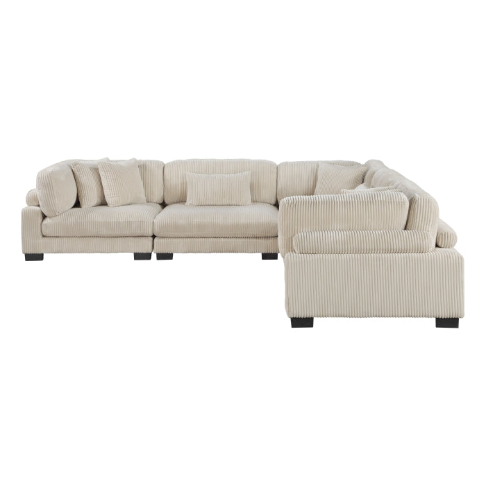 8555BE*2AC3CR (5)5-Piece Modular Sectional - 8555BE*2AC3CR