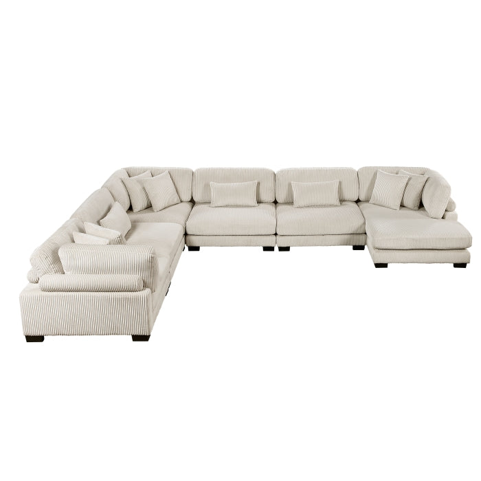 8555BE*2CR3ACVC (6)6-Piece Modular Sectional with Reversible Chaise - 8555BE*2CR3ACVC