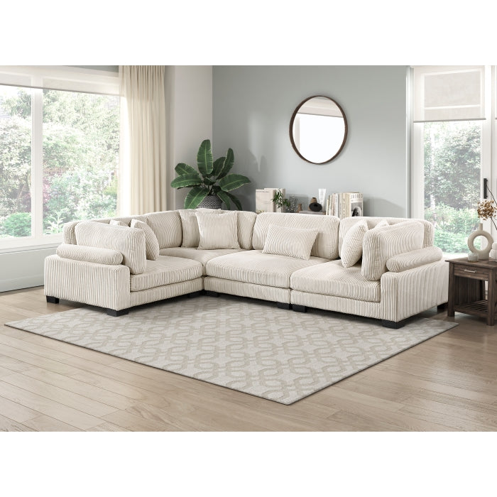 8555BE*3CRAC (4)4-Piece Modular Sectional - 8555BE*3CRAC