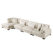 8555BE*CR2ACVC (4)4-Piece Modular Sectional with Reversible Chaise - 8555BE*CR2ACVC
