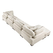 8555BE*CR2ACVC (4)4-Piece Modular Sectional with Reversible Chaise - 8555BE*CR2ACVC
