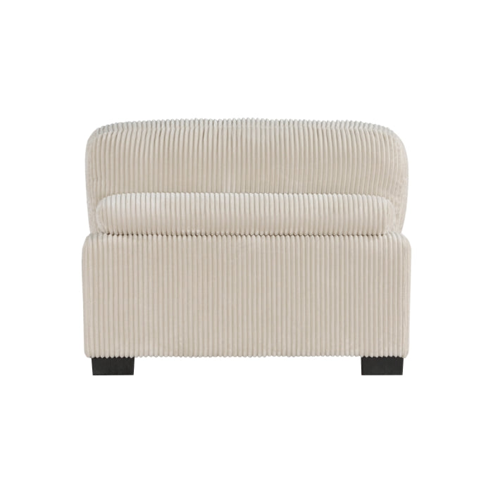 8555BE*CRACVCOT (4)4-Piece Modular Sectional with Reversible Chaise and Ottoman - 8555BE*CRACVCOT