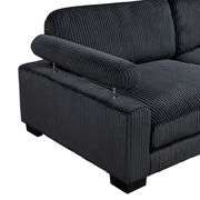 8555BK*2AC3CR (5)5-Piece Modular Sectional - 8555BK*2AC3CR