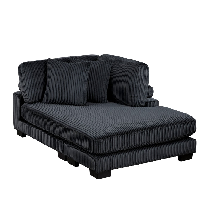 8555BK*2CR3ACVCOT (7)7-Piece Modular Sectional with Reversible Chaise and Ottoman - 8555BK*2CR3ACVCOT