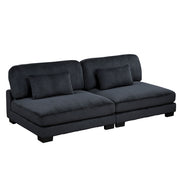 8555BK*3CR3AC (6)6-Piece Modular Sectional - 8555BK*3CR3AC