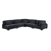 8555BK*5SC (5)5-Piece Modular Sectional - 8555BK*5SC