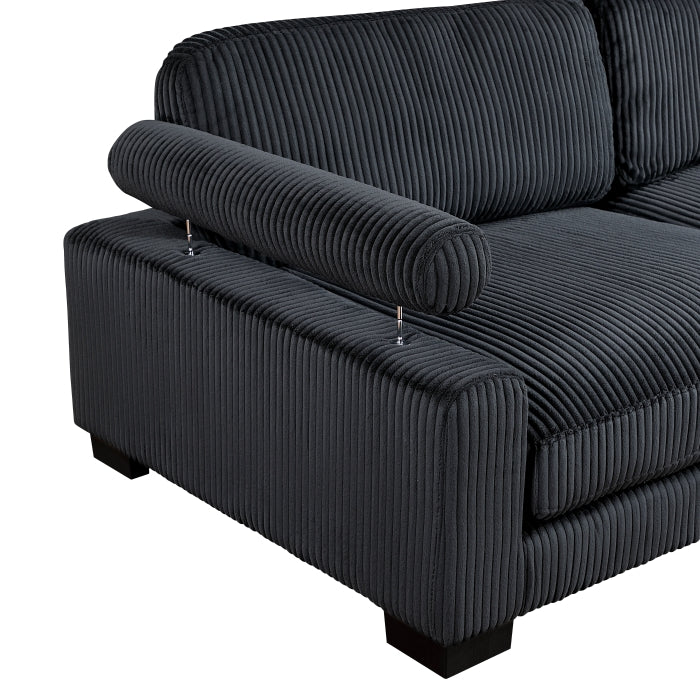 8555BK*5SC (5)5-Piece Modular Sectional - 8555BK*5SC