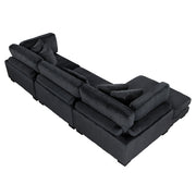 8555BK*CRACVC (3)3-Piece Modular Sectional with Reversible Chaise - 8555BK*CRACVC
