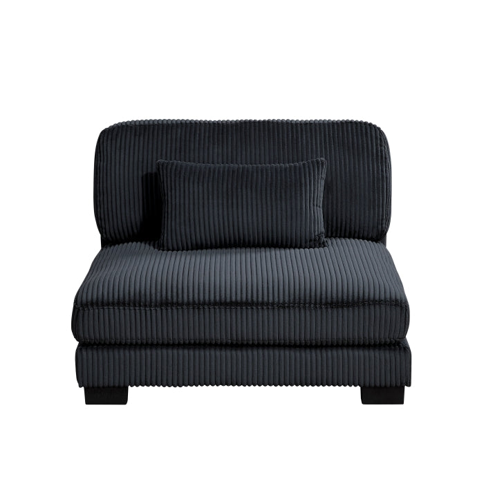 8555BK*CRACVC (3)3-Piece Modular Sectional with Reversible Chaise - 8555BK*CRACVC