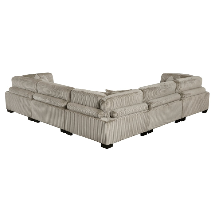 8555GB*2AC3CR (5)5-Piece Modular Sectional - 8555GB*2AC3CR