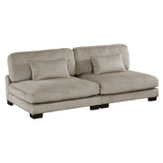8555GB*2CR3ACVCOT (7)7-Piece Modular Sectional with Reversible Chaise and Ottoman - 8555GB*2CR3ACVCOT