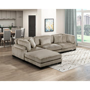8555GB*4OT (4)4-Piece Modular Sectional with Ottoman - 8555GB*4OT