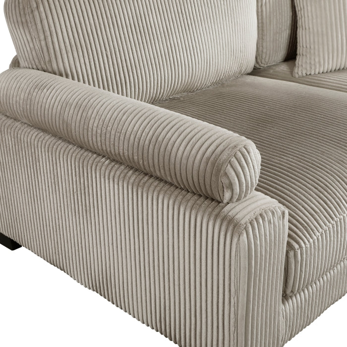 8555GB*5OT (5)5-Piece Modular Sectional with Ottoman - 8555GB*5OT
