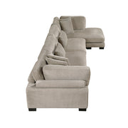 8555GB*CR2ACVC (4)4-Piece Modular Sectional with Reversible Chaise - 8555GB*CR2ACVC