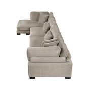 8555GB*CR2ACVC (4)4-Piece Modular Sectional with Reversible Chaise - 8555GB*CR2ACVC