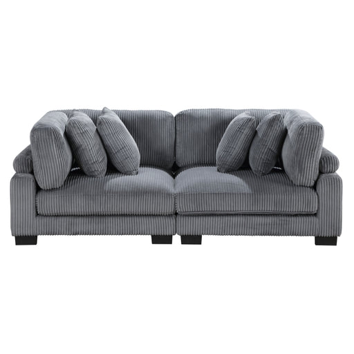 8555GY-2* (2)Love Seat - 8555GY-2*