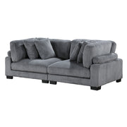 8555GY-2* (2)Love Seat - 8555GY-2*