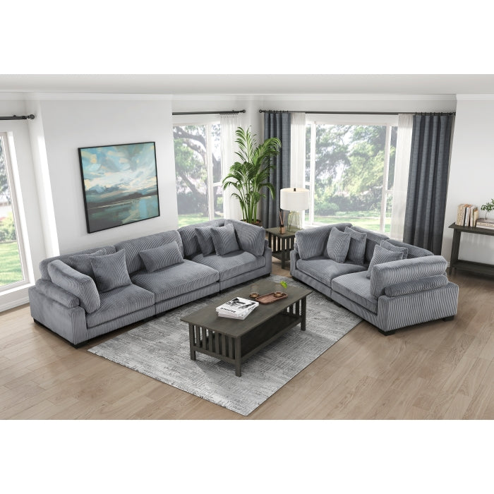 8555GY-2* (2)Love Seat - 8555GY-2*