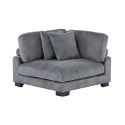 8555GY*3CR2ACOT (6)6-Piece Modular Sectional with Ottoman - 8555GY*3CR2ACOT