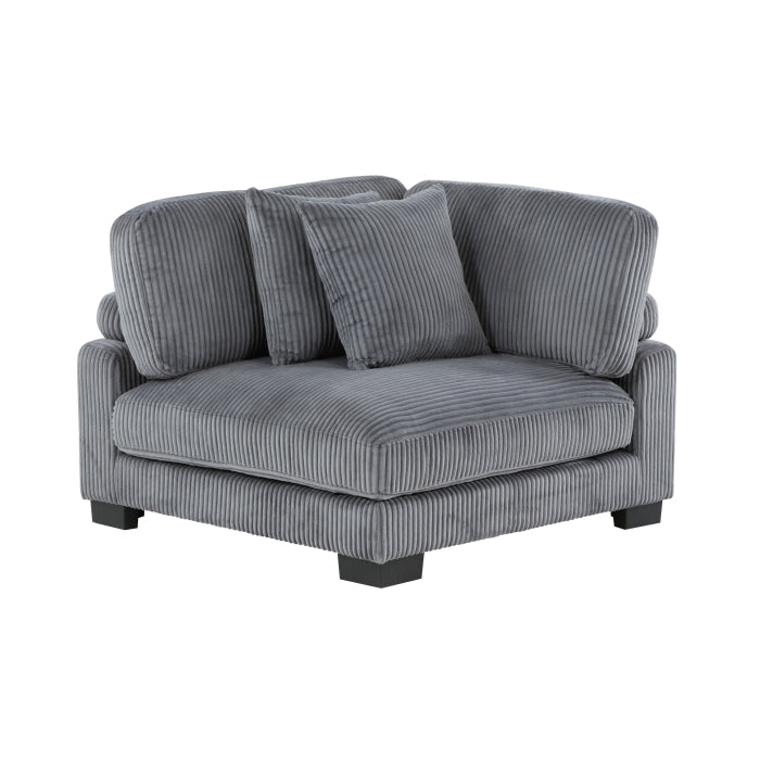 8555GY*3CR2ACOT (6)6-Piece Modular Sectional with Ottoman - 8555GY*3CR2ACOT