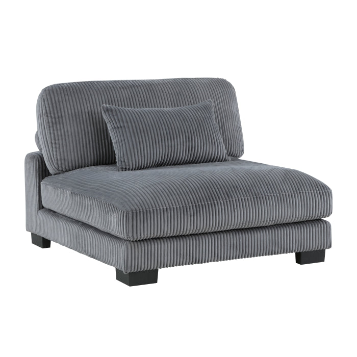 8555GY*3CR2ACOT (6)6-Piece Modular Sectional with Ottoman - 8555GY*3CR2ACOT