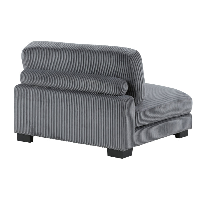 8555GY*3CR2ACOT (6)6-Piece Modular Sectional with Ottoman - 8555GY*3CR2ACOT