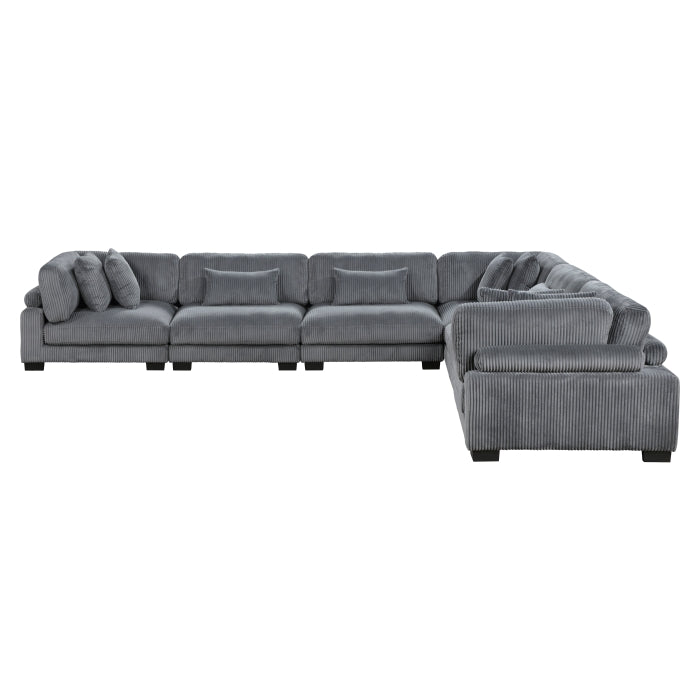 8555GY*3CR3AC (6)6-Piece Modular Sectional - 8555GY*3CR3AC