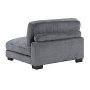 8555GY*3CRACOT (5)5-Piece Modular Sectional with Ottoman - 8555GY*3CRACOT