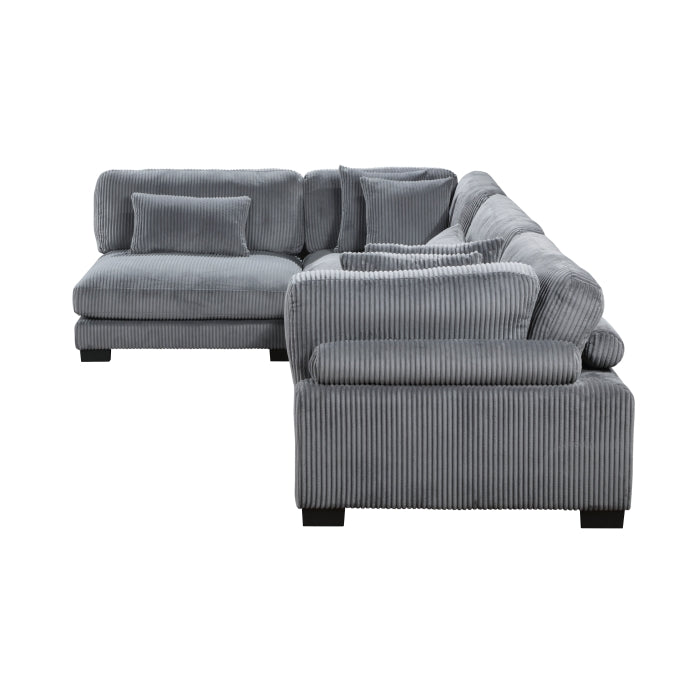 8555GY*4SC (4)4-Piece Modular Sectional - 8555GY*4SC