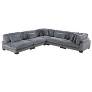 8555GY*5SC (5)5-Piece Modular Sectional - 8555GY*5SC