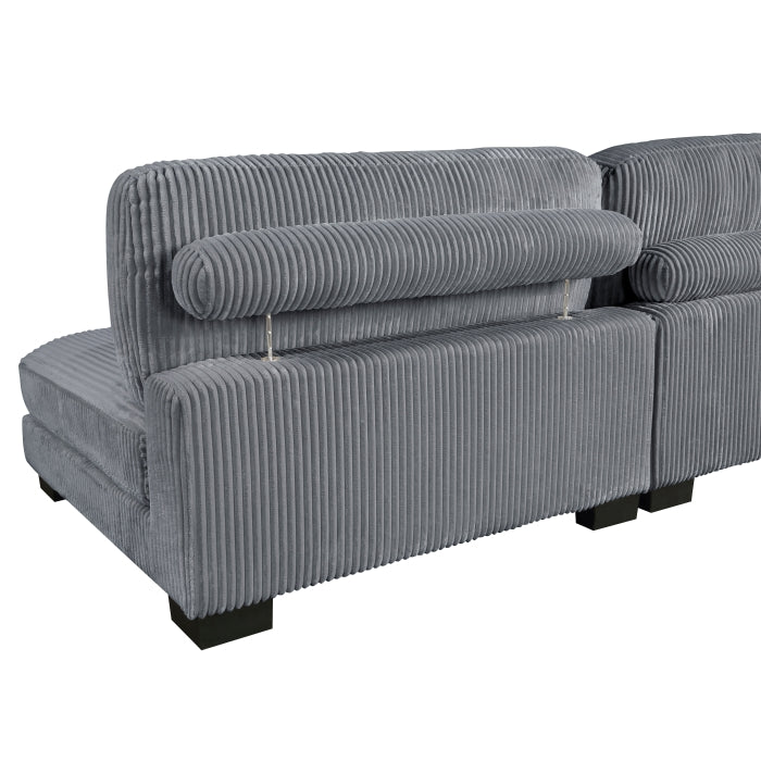 8555GY*5SC (5)5-Piece Modular Sectional - 8555GY*5SC