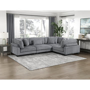 8555GY-AC Armless Chair - 8555GY-AC