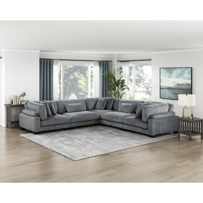 8555GY-AC Armless Chair - 8555GY-AC