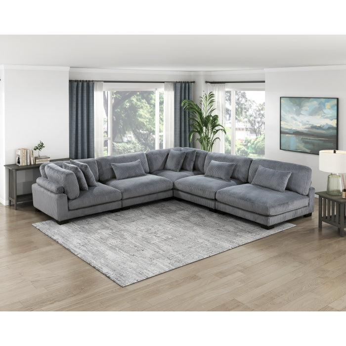 8555GY-AC Armless Chair - 8555GY-AC