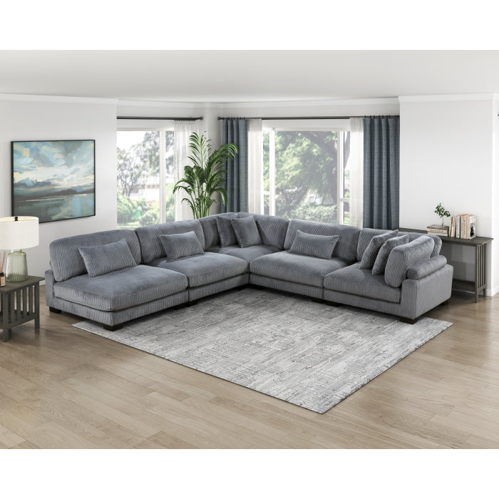 8555GY-AC Armless Chair - 8555GY-AC