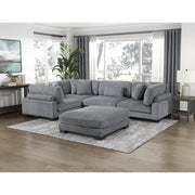 8555GY-AC Armless Chair - 8555GY-AC