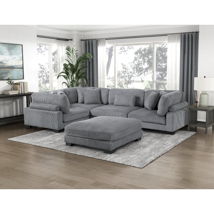 8555GY-AC Armless Chair - 8555GY-AC
