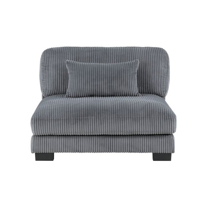 8555GY*CRACVC (3)3-Piece Modular Sectional with Reversible Chaise - 8555GY*CRACVC