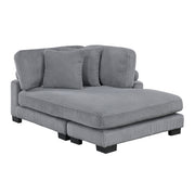 8555GY*CRACVC (3)3-Piece Modular Sectional with Reversible Chaise - 8555GY*CRACVC